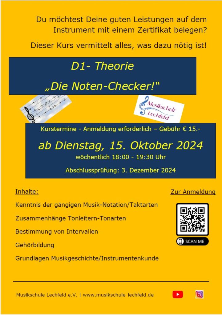 Flyer D1 Kurse